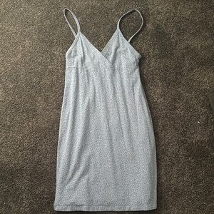 Light Blue Spaghetti Strap Dress